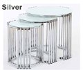 ZEEN END TABLE -SILVER